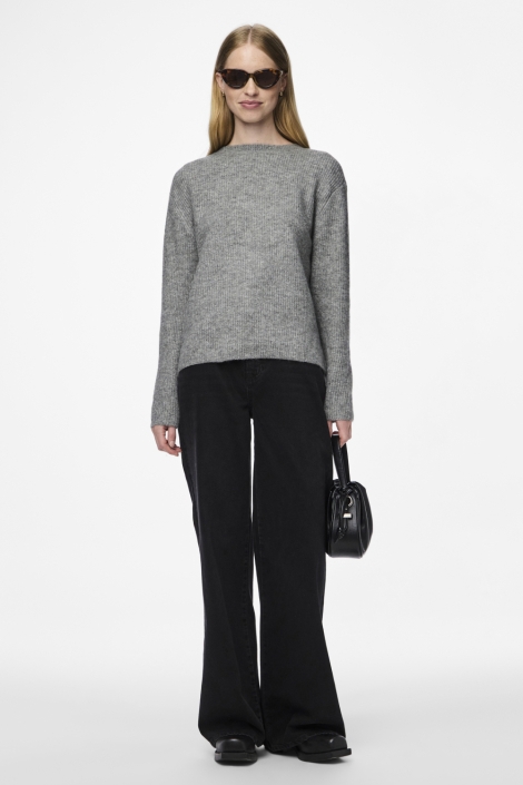Pieces pcsilly ls rev tie knit noos bc